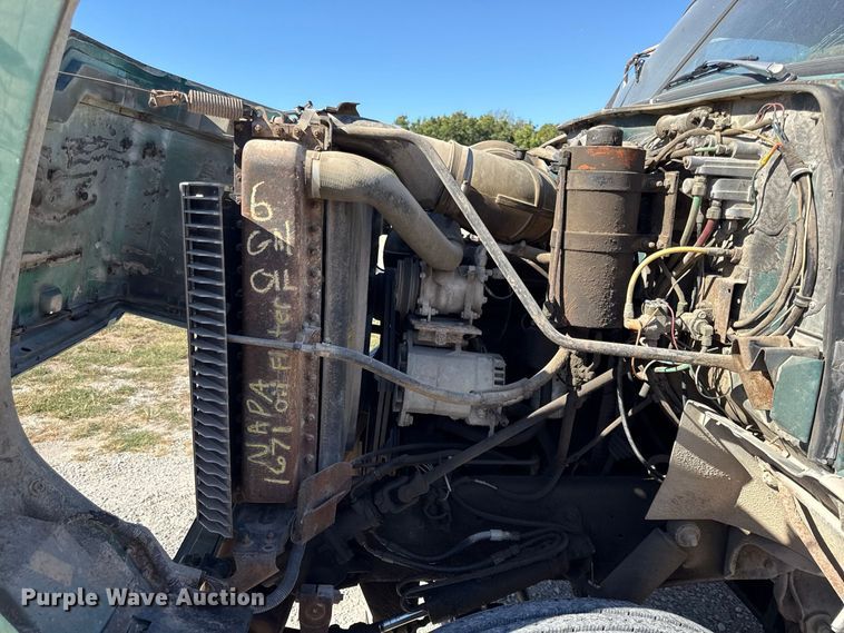 image for item EV6139 1981 GMC grain truck with grain trailer