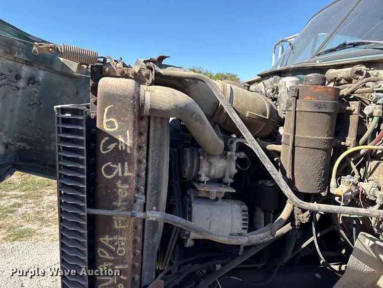 image for item EV6139 1981 GMC grain truck with grain trailer