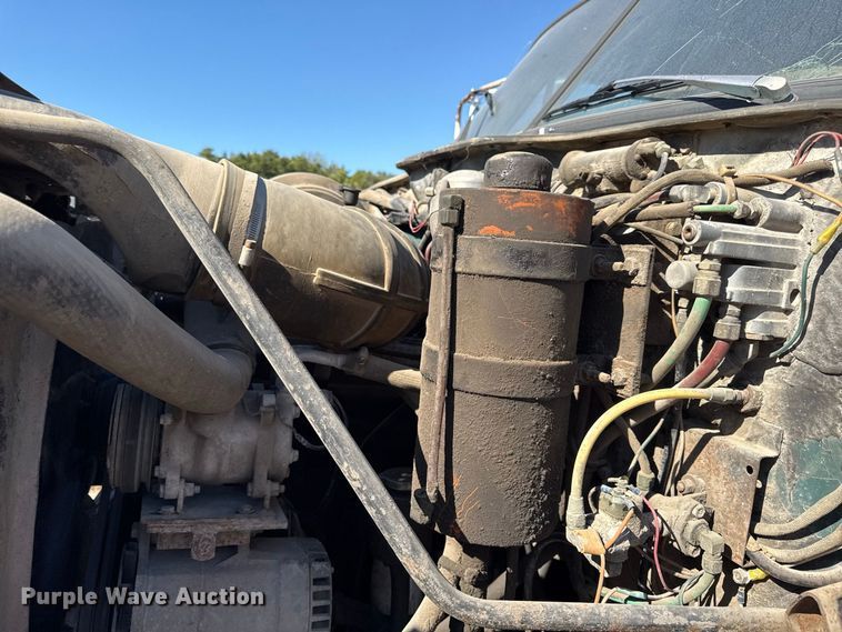 image for item EV6139 1981 GMC grain truck with grain trailer