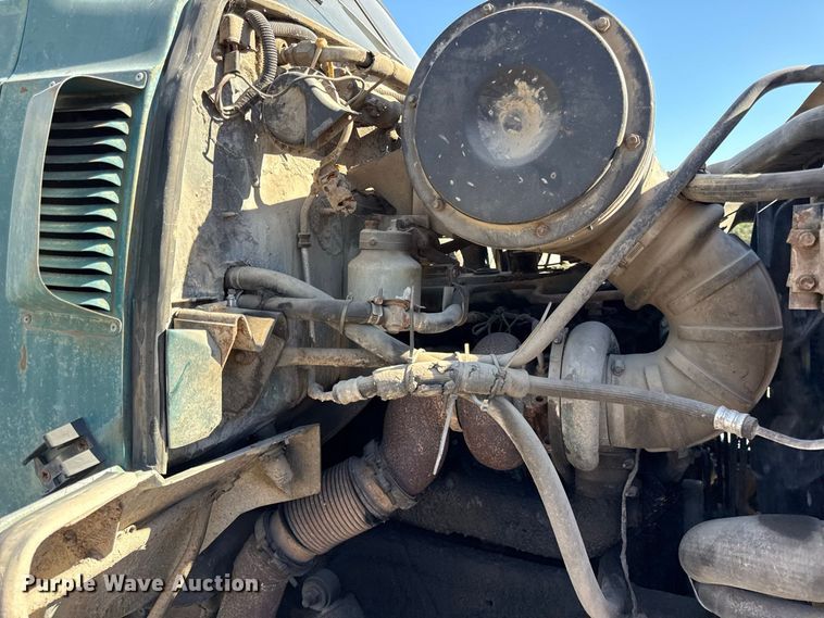 image for item EV6139 1981 GMC grain truck with grain trailer