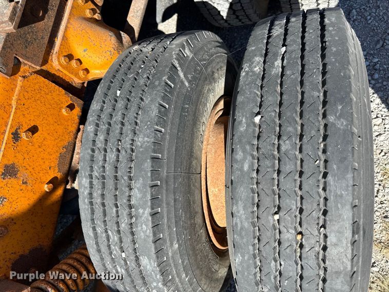 image for item EV6139 1981 GMC grain truck with grain trailer