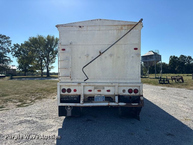image for item EV6139 1981 GMC grain truck with grain trailer