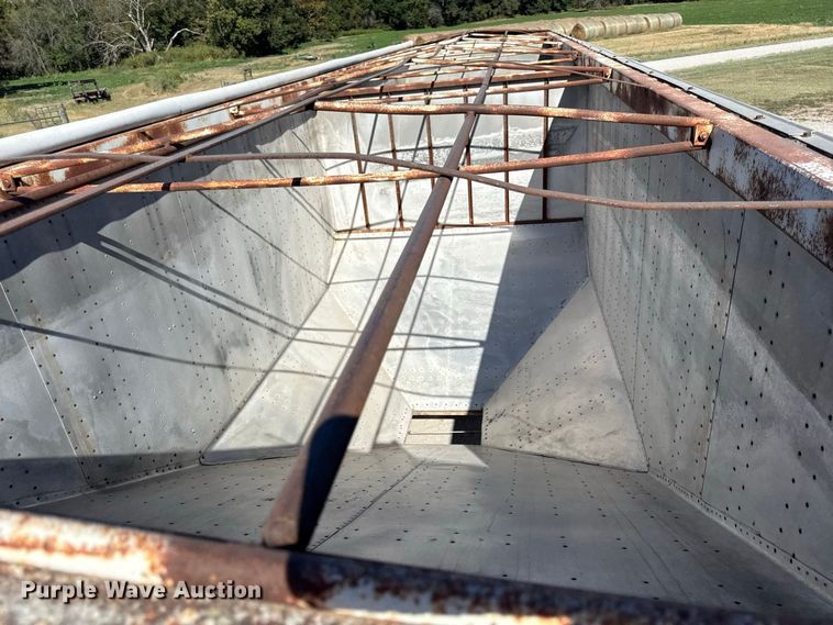 image for item EV6139 1981 GMC grain truck with grain trailer
