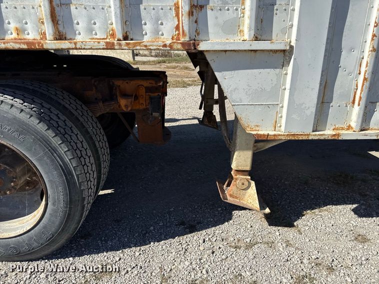 image for item EV6139 1981 GMC grain truck with grain trailer