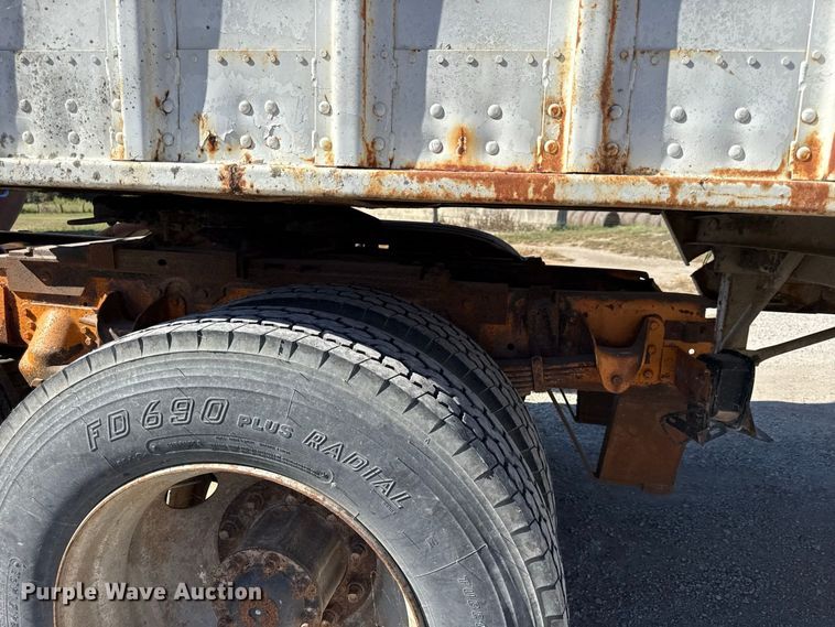 image for item EV6139 1981 GMC grain truck with grain trailer