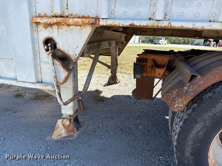 image for item EV6139 1981 GMC grain truck with grain trailer