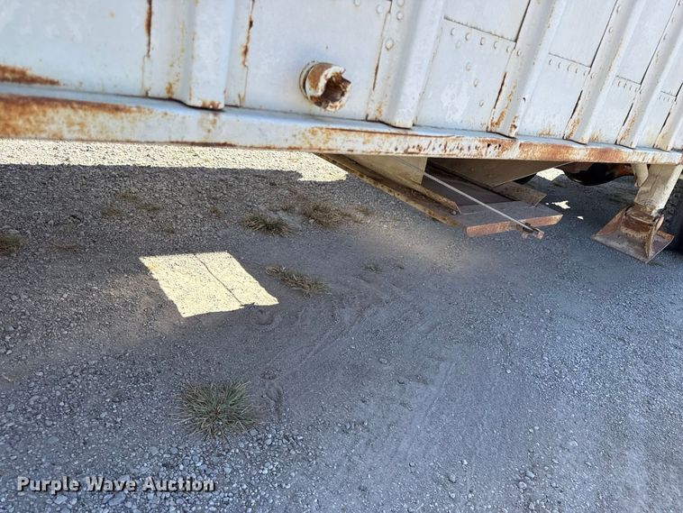 image for item EV6139 1981 GMC grain truck with grain trailer