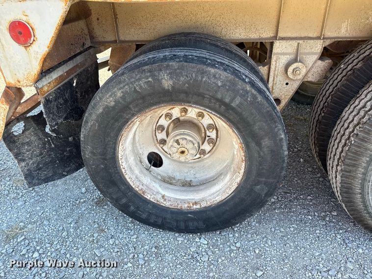 image for item EV6139 1981 GMC grain truck with grain trailer