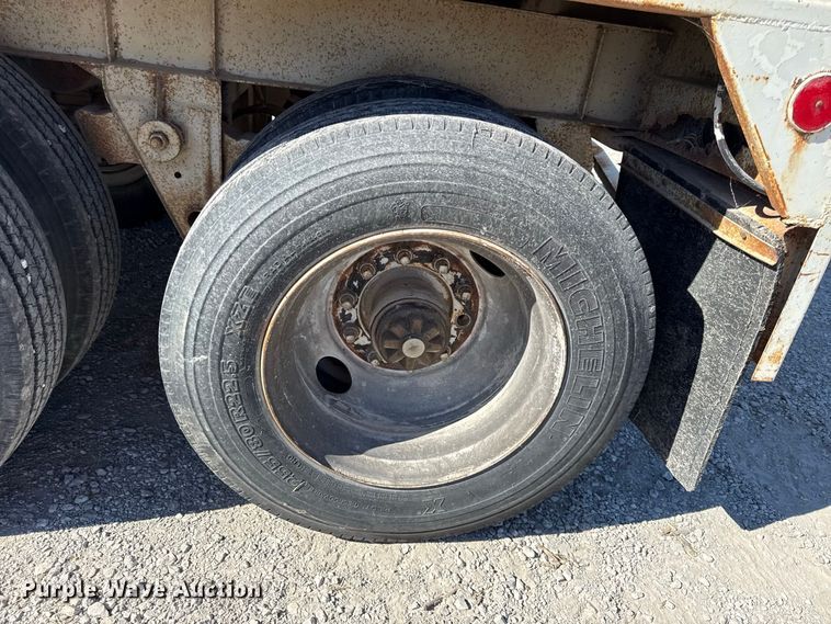 image for item EV6139 1981 GMC grain truck with grain trailer