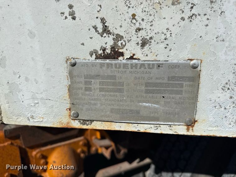 image for item EV6139 1981 GMC grain truck with grain trailer