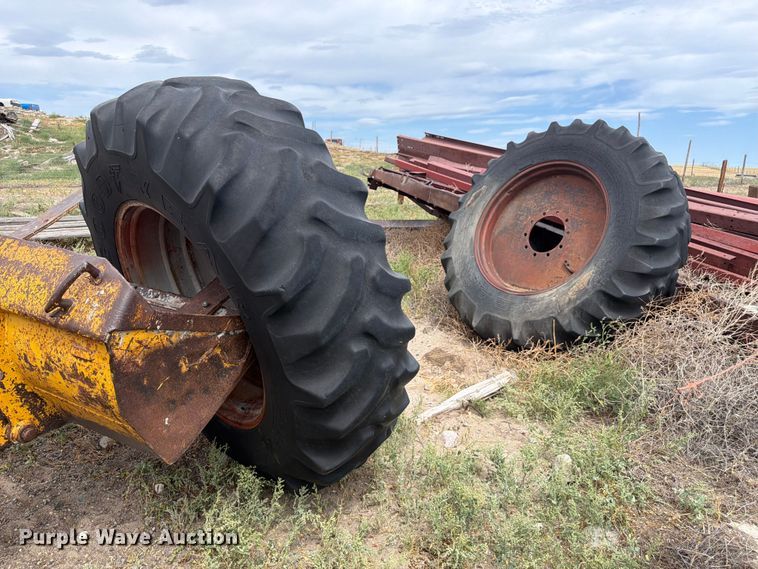 (2) Goodyear tractor tires
