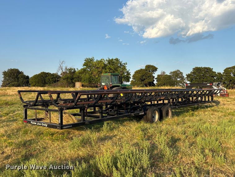 image for item EX0028 Industrias America 20X4 hay bale trailer
