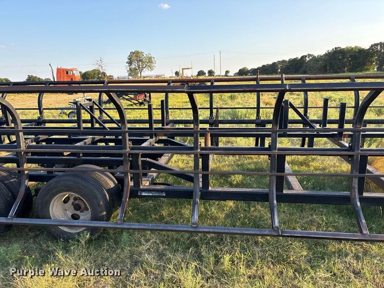 image for item EX0028 Industrias America 20X4 hay bale trailer