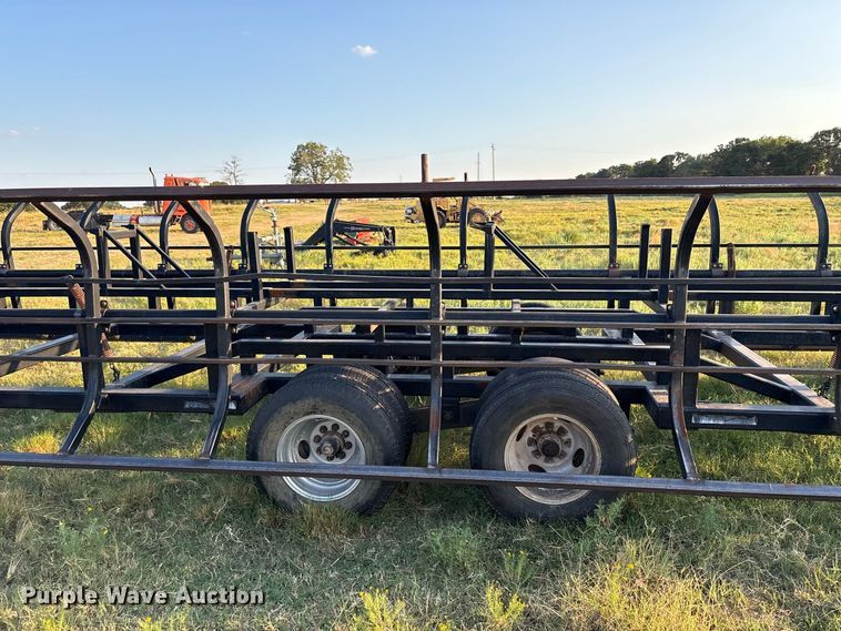 image for item EX0028 Industrias America 20X4 hay bale trailer