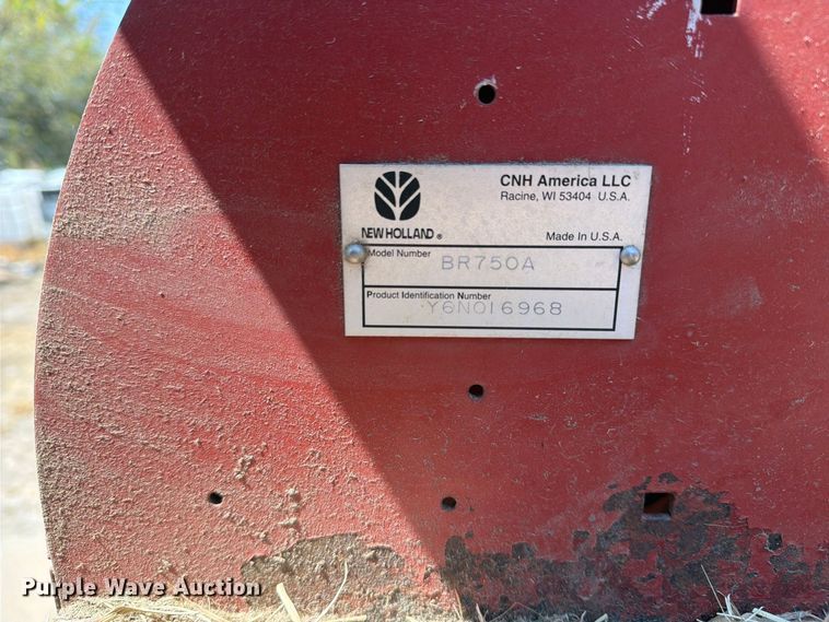 image for item EX4144 New Holland BR750A round baler