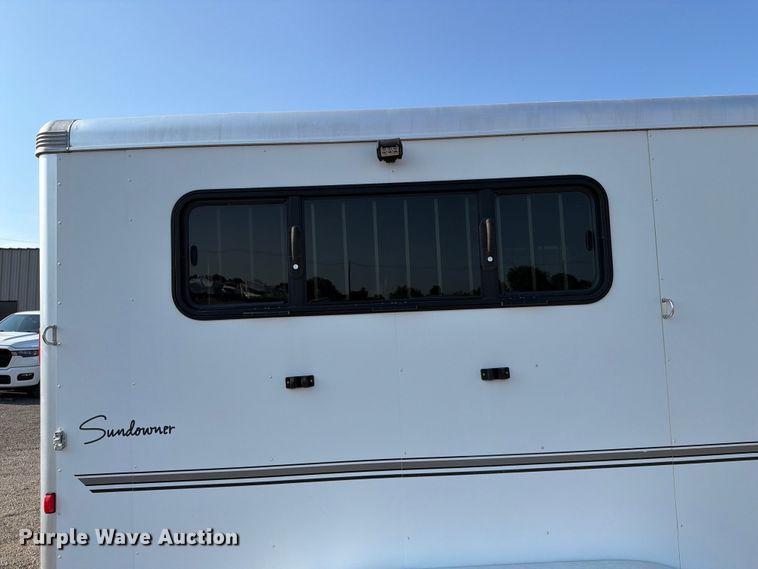 image for item FB5047 2012 Sundowner Sportman horse trailer