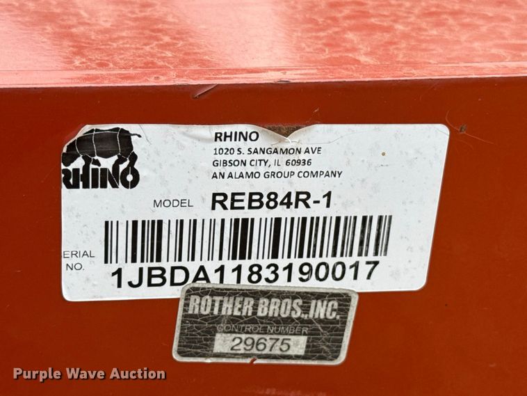 image for item FC4310 Rhino REB84R-1 rototiller