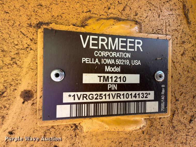 image for item FI0379 2024 Vermeer TM1210 disc mower