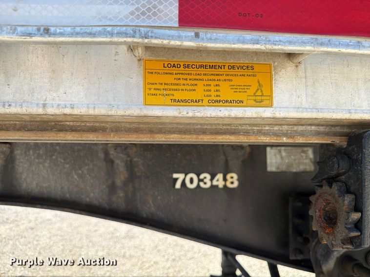 image for item FK4071 2006 Transcraft flatbed trailer