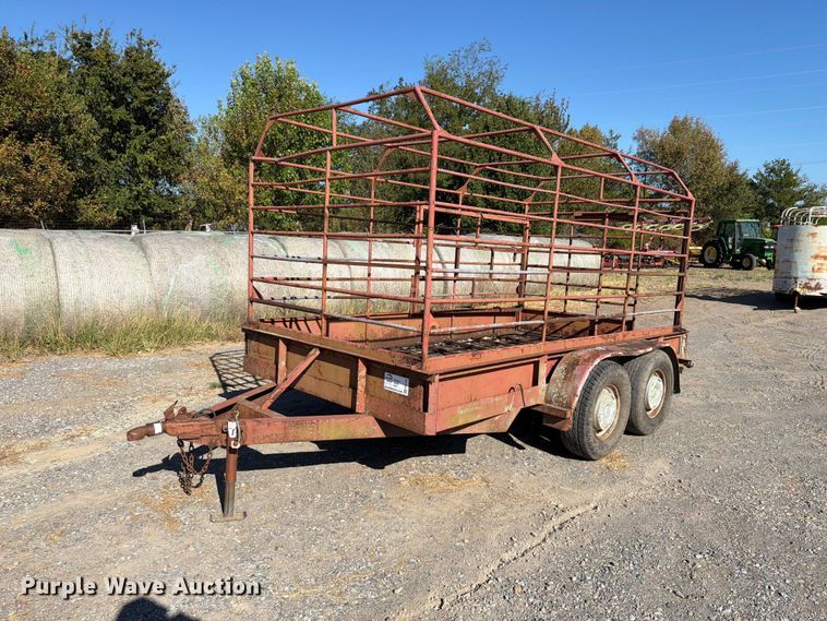 image for item FK5107 Shop Built livestock trailer