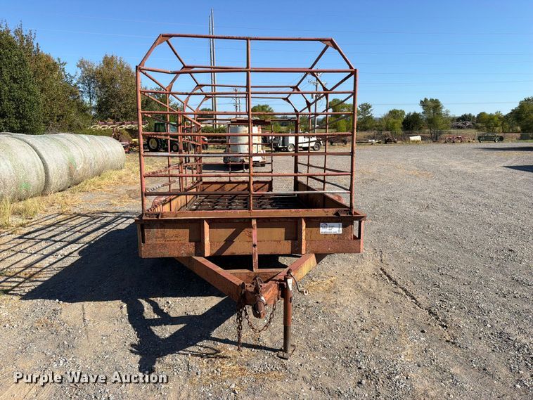 image for item FK5107 Shop Built livestock trailer