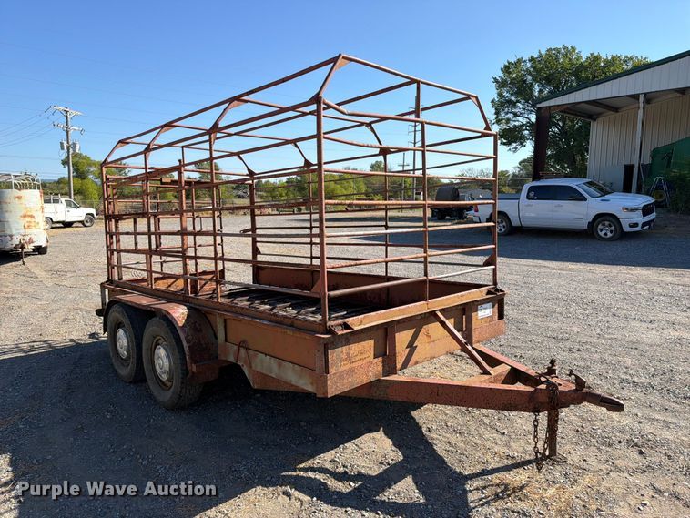 image for item FK5107 Shop Built livestock trailer