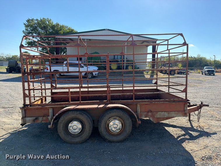 image for item FK5107 Shop Built livestock trailer
