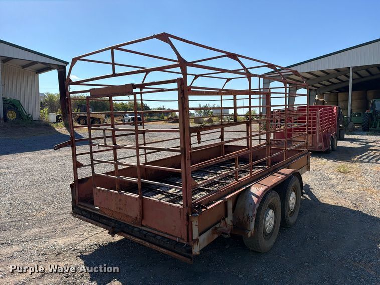image for item FK5107 Shop Built livestock trailer