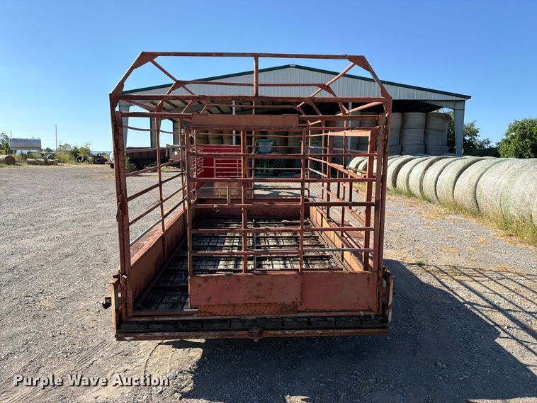 image for item FK5107 Shop Built livestock trailer