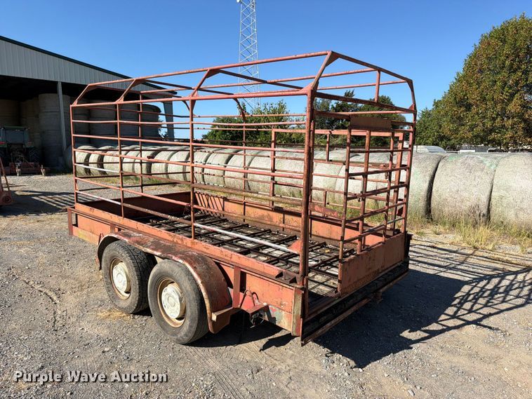 image for item FK5107 Shop Built livestock trailer