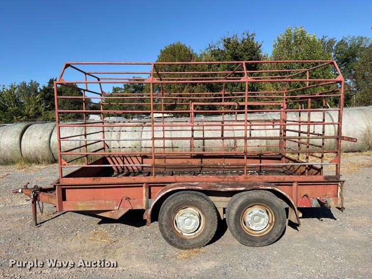 image for item FK5107 Shop Built livestock trailer