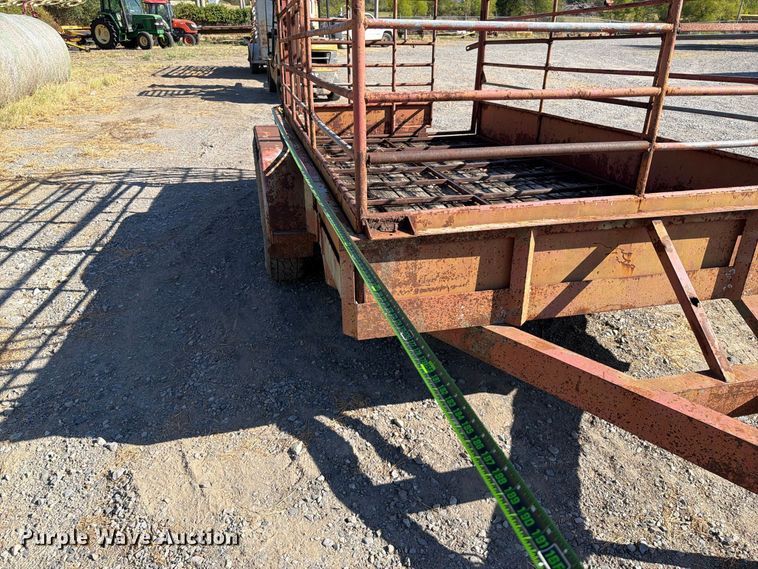 image for item FK5107 Shop Built livestock trailer