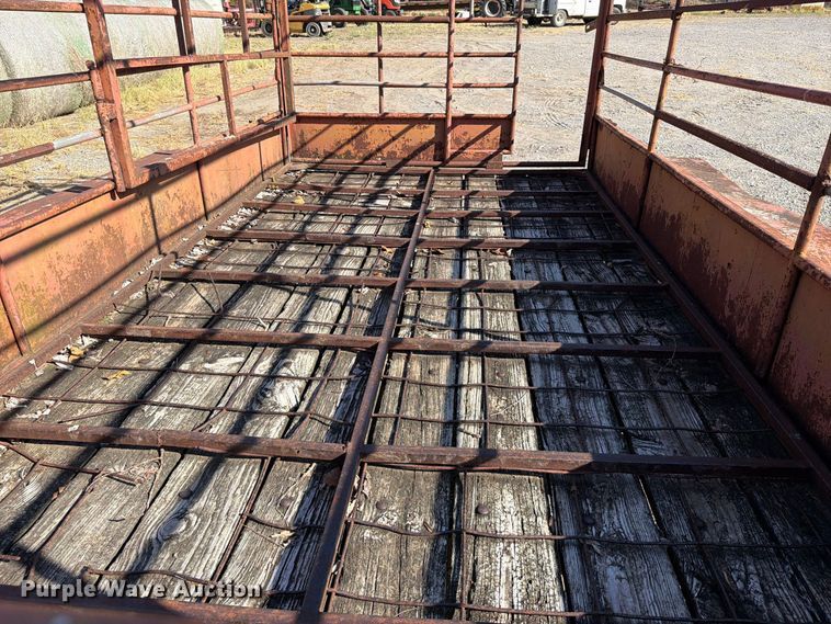image for item FK5107 Shop Built livestock trailer