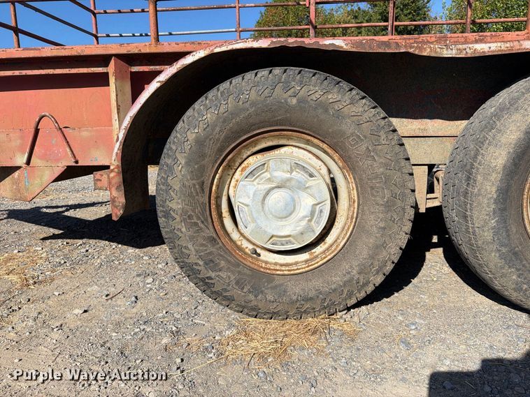 image for item FK5107 Shop Built livestock trailer