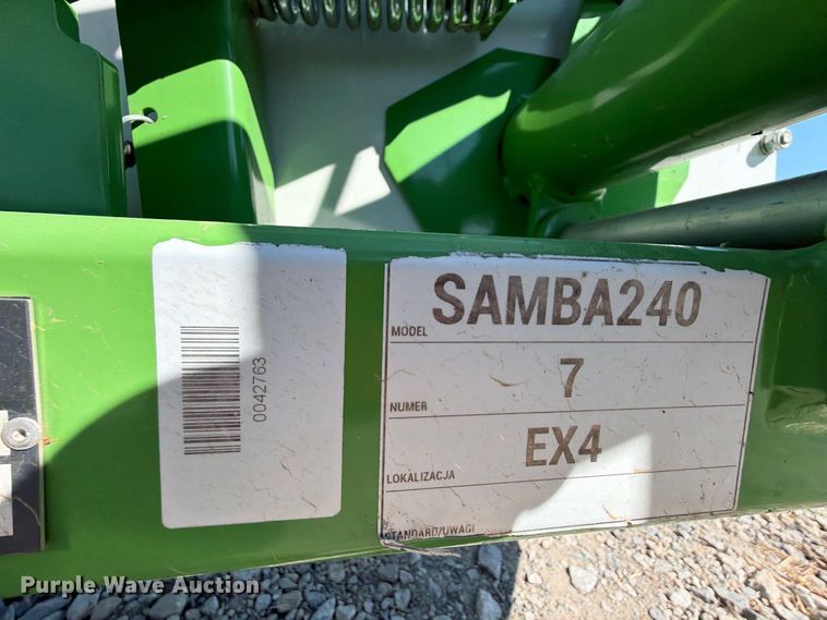 image for item FK5112 2019 SaMASZ Samba 240 disc mower