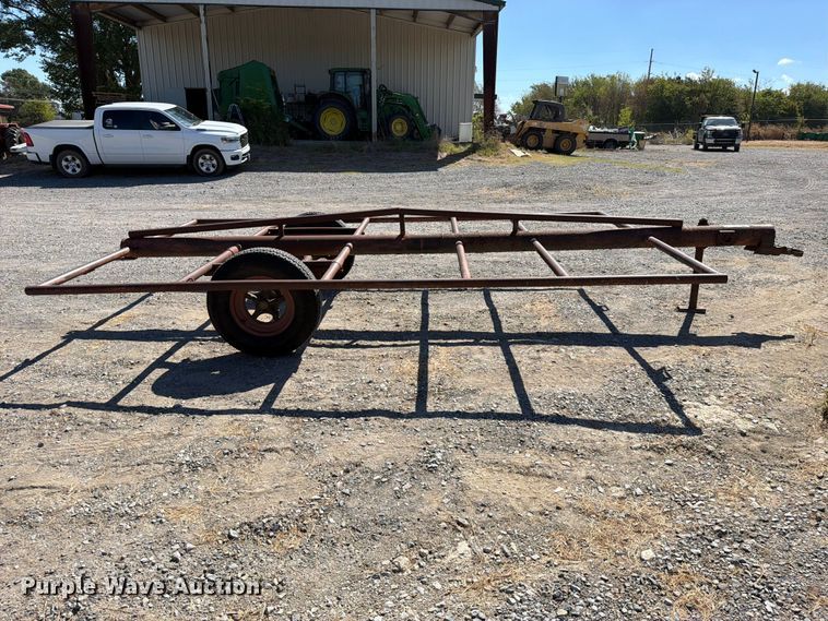 image for item FK5116 Shop Built hay bale trailer