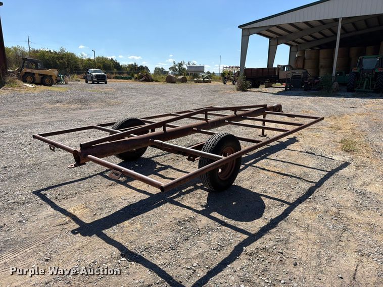 image for item FK5116 Shop Built hay bale trailer