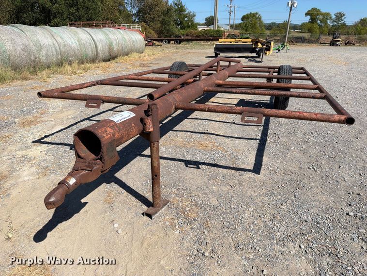 image for item FK5116 Shop Built hay bale trailer
