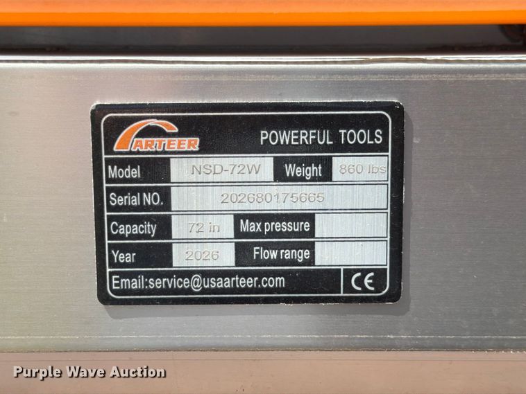 image for item MQ9074 2026 Arteer NAS-72W seeder