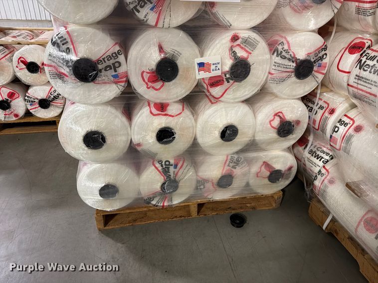 image for item NF9520 (4) pallets Farmers Full Coverage netwrap rolls