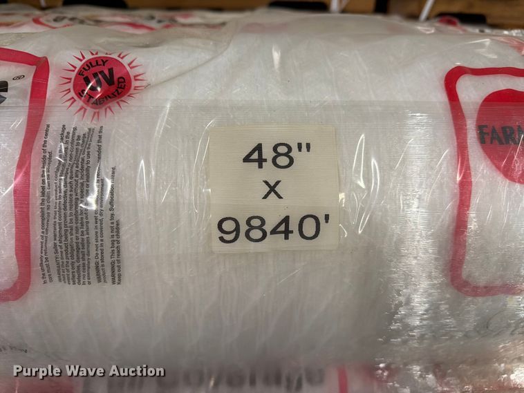 image for item NF9520 (4) pallets Farmers Full Coverage netwrap rolls