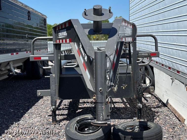image for item YA3322 2025 EZ Haul Hay Handler The Hauss 36 round hay bale trailer