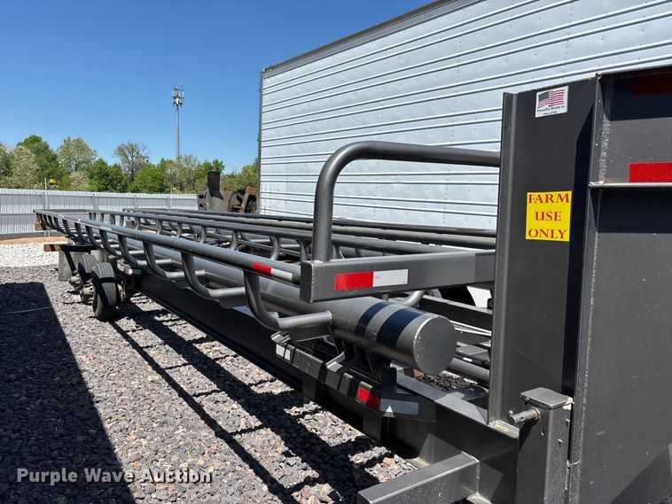 image for item YA3322 2025 EZ Haul Hay Handler The Hauss 36 round hay bale trailer