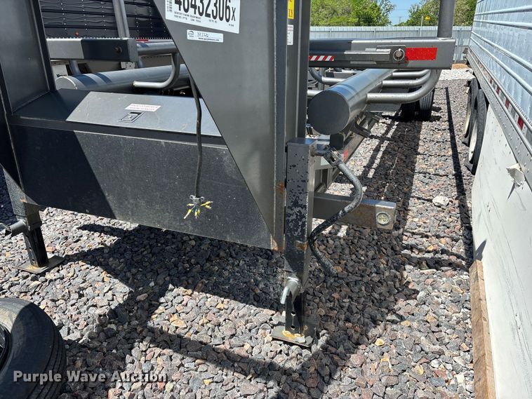 image for item YA3322 2025 EZ Haul Hay Handler The Hauss 36 round hay bale trailer