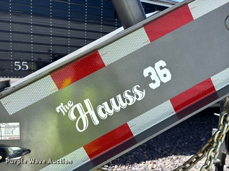 image for item YA3322 2025 EZ Haul Hay Handler The Hauss 36 round hay bale trailer