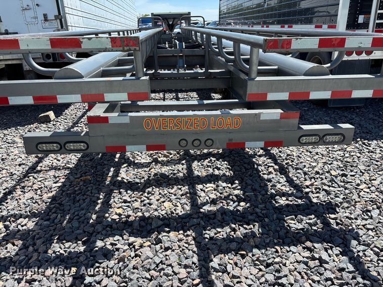 image for item YA3322 2025 EZ Haul Hay Handler The Hauss 36 round hay bale trailer