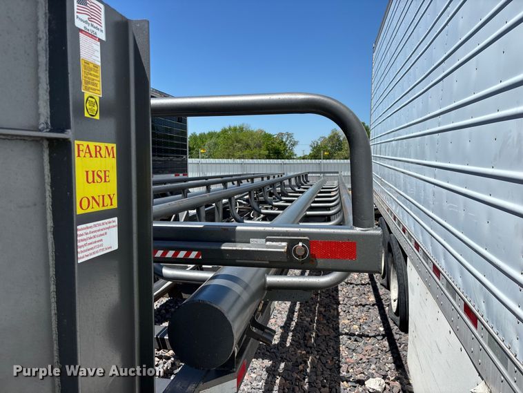 image for item YA3322 2025 EZ Haul Hay Handler The Hauss 36 round hay bale trailer
