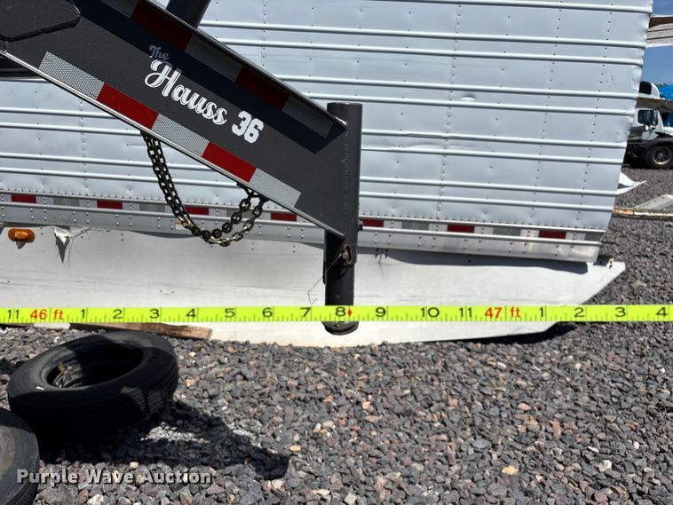 image for item YA3322 2025 EZ Haul Hay Handler The Hauss 36 round hay bale trailer