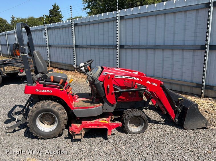 image for item YA4951 2012 Massey Ferguson GC2400 MFWD tractor