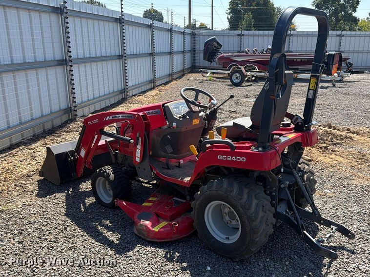 image for item YA4951 2012 Massey Ferguson GC2400 MFWD tractor